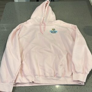 Danny Duncan “Danny’s Cream Pies” pink hoodie sweatshirt size XL